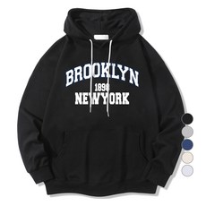 ILLUSO 中性款1898 New York柔軟厚棉連帽長袖上衣