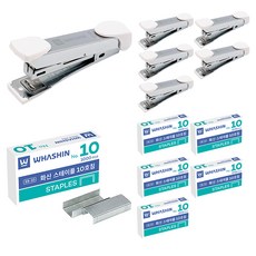WHASHIN 10號釘書機 3入 + 10號釘書針 3入, 2套, 單一顏色