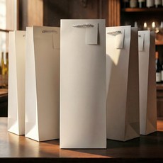 리드홈 최고급 펄 노블레스 전통주 샴페인 와인 쇼핑백, 아이보리, 5개