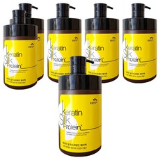 Flor De Man 角蛋白&蠶絲蛋白亮澤滋潤髮膜 染燙受損髮用, 1L, 6瓶