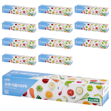 comet 雙層夾鍊袋, 特大(XL)以上, 20個, 12盒