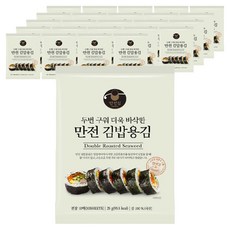 만전김 두번구워 더욱 바삭한 만전 김밥용김 10매, 25g, 25개