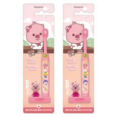 뽀로로 스탠딩 유아 칫솔, 2개, 1개입, 루피