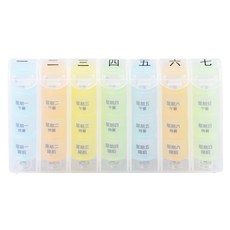 感恩使者 28格 透明 一週四次 藥盒, 1個