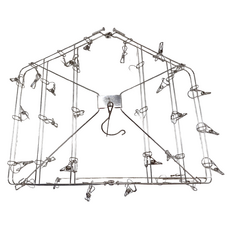 304不鏽鋼 秒收防風曬衣架 30夾, 不鏽鋼, 1個