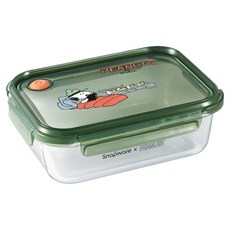 Corelle Brands 康寧餐具 Snapware SNOOPY 露營趣 耐熱玻璃保鮮盒, 1個
