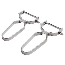 Hiroyuki 削皮刨絲刀, 銀色, 2個