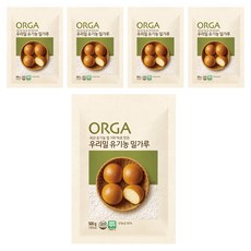 올가홀푸드 유기밀가루, 500g, 5개