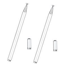 觸控電容筆 Set 2, 小巧輕盈, 手機/平板/iPad適用, 白色, 1組