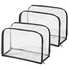 美得像專櫃 立體透明包包收納袋 27.5 x 20 x 12.5cm C款, 黑色, 2個