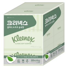 Kleenex 舒潔 經典柔感雙層面紙 森林香, 200張, 6個