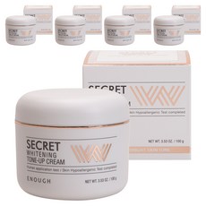 韓國 ENOUGH Secret W淨白提亮乳霜 100g, 單色, 5個