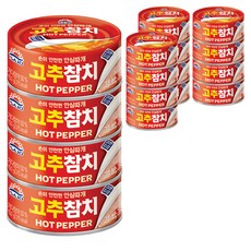 사조 고추참치 안심따개, 150g, 16개