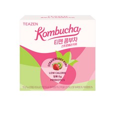TEAZEN 茶禪 康普茶 草莓&奇異果口味, 1盒, 5g, 30條