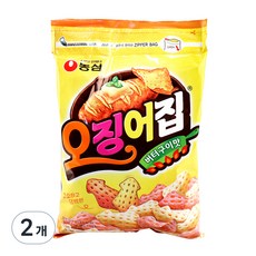 농심 오징어집 버터구이맛, 260g, 2개