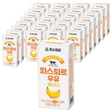 파스퇴르 바나나우유, 190ml, 144개