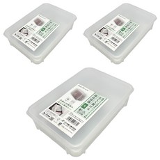 Sanada Seiko 站立式保存盒3件組 D-5187 1.2L, 1入, 3個