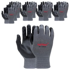 NiTex 碳纖維柔軟觸感塗層手套 NCT-SG500 L, 灰色, 10個