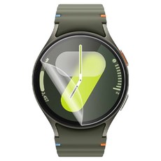 SINJIMORU Galaxy Watch 全覆蓋自我修復TPU智慧手錶保護膜 3入, 透明色, 1組