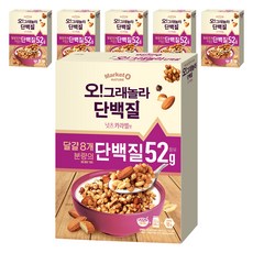 마켓오네이처 오 그래놀라 단백질, 275g, 6개