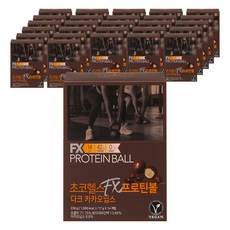 Choco Health Fx蛋白質球 黑可可碎粒口味, 17g, 28包