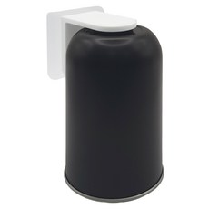 hillo 이지 304 스텐 무타공 꺼꾸리 자석 양치컵, 블랙, 1개