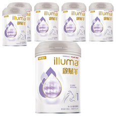 illuma 啟賦 羊嬰兒配方奶粉 1號 0~12個月, 800g, 1入, 6罐