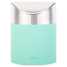 PANTONE 스텐레스 가죽 휴지통, 민트, 1개