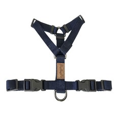 DING DONG PET 喀什米爾H型胸背帶 一般款, 海軍藍