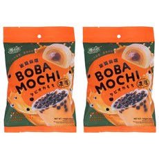 유키앤러브 산수공 보바 모찌 타이밀크티향, 120g, 2개