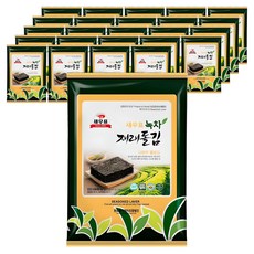 새우표 완도 녹차재래 돌김전장, 30g, 25개