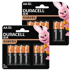 DURACELL 金頂 台灣公司貨 經典鹼性3號電池, 12顆, 2組