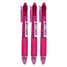 ZEBRA 斑馬牌 SARASA multi 4+1多功能水性鋼珠筆, 粉紅色, 3支