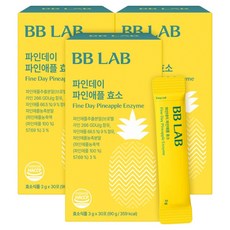 비비랩 뉴트리원 파인데이 파인애플 효소, 30회분, 3개