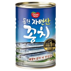 동원 자연산 꽁치 통조림, 400g, 1개