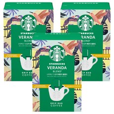 STARBUCKS 星巴克 黃金烘焙綜合濾掛式咖啡, 9g, 5入, 3個