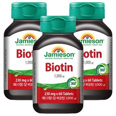 Jamieson 健美生 生物素錠 230mg, 3個, 60顆