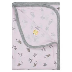 baa baa sheepz 抱抱羊 粉色星星羊單層被毯 110 x 160cm