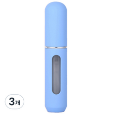 Plaka 便攜式馬卡龍色香水補充瓶 5ml, 藍色, 3個
