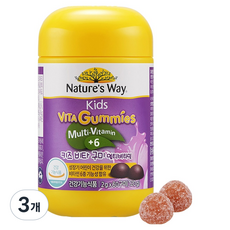 Nature's Way 兒童維他命軟糖 綜合維他命, 60片, 3個