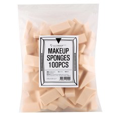 SIACTRESS Kimera J 三角化妝海綿 100入 規格: 2.3x2x4.5公分, 膚色, 1包