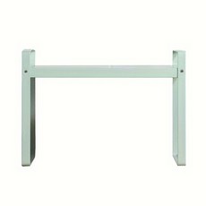 分層伸縮置物架 多用途廚櫃分層架 金屬烤漆 耐重約10公斤, 綠色, 1個