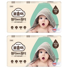 보솜이 원더 바이 원더 밴드형 기저귀 남녀공용, 1단계, 100매
