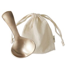 Nothyang 刮痧按摩器+收納袋, 1套, 微妙的金色（勺子）