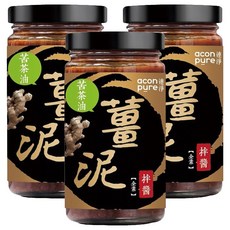 aconpure 連淨 苦茶油薑泥拌醬, 210g, 3罐