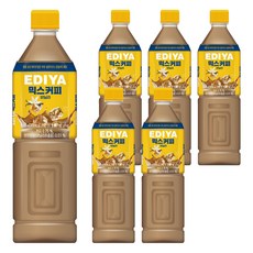 EDIYA COFFEE 混合咖啡 香草風味, 6瓶, 1L