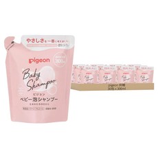pigeon 貝親 洗髮慕斯補充包 粉色花香, 300ml, 30包