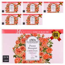 1802 LE CHATELARD 烘衣機用纖維柔軟香氛紙 牡丹花束香 正裝, 120張, 6個