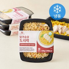 다즐샵 닭가슴살 도시락 220g x 5종 A세트 (냉동), 1.1kg, 1세트