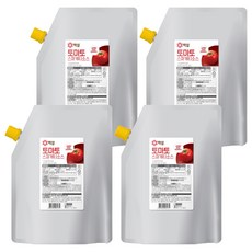 백설 토마토 스파게티 소스, 4개, 1.5kg